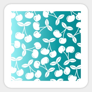 Blue Cherries Sticker